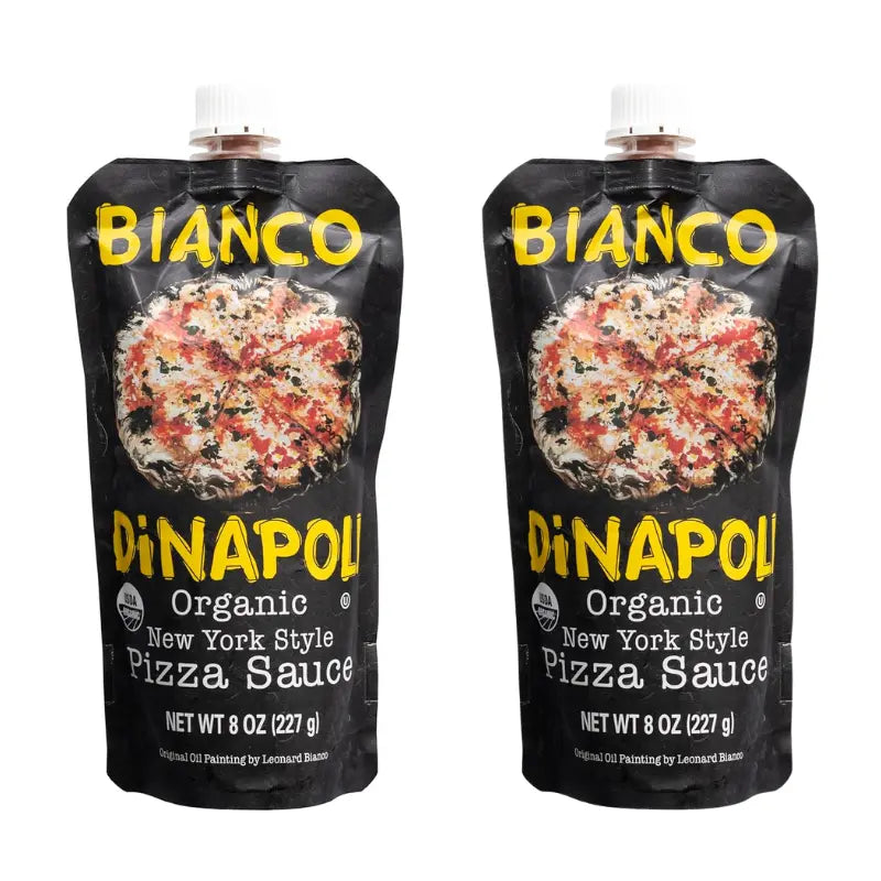 Bianco DiNapoli New York Style Organic Pizza Sauce Pouch 8oz Pizza Sauce Dinapoli 2 Packets