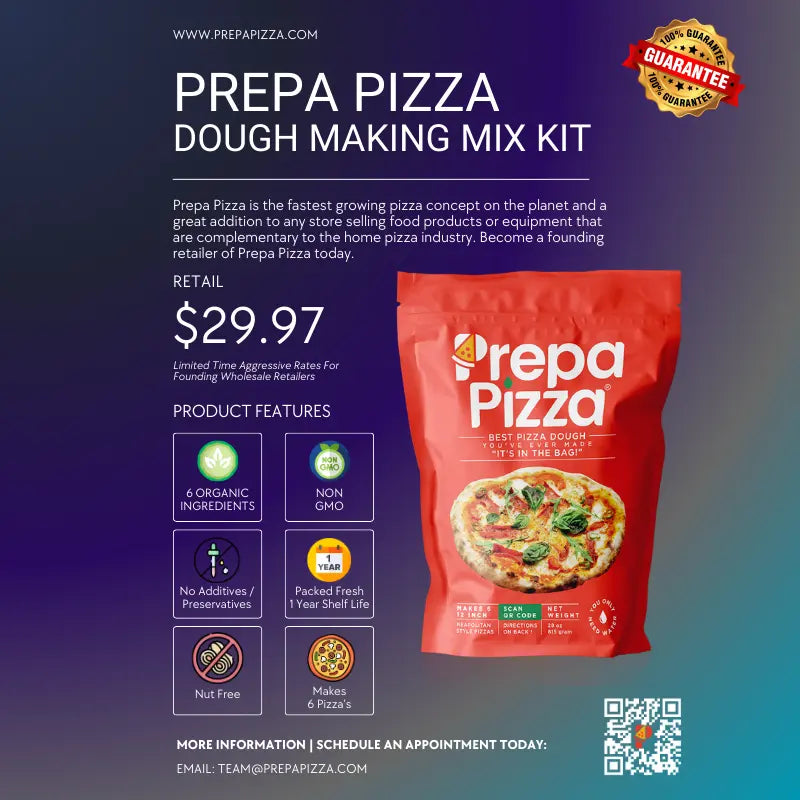 Prepa Pizza Dough Kit - Wholesale - Retail Price $29.97 Wholsale Prepa Pizza 20 Kits/Units  